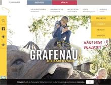 Tablet Screenshot of grafenau.de